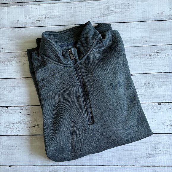 UNDER ARMOUR Men's Storm Cold Gear Fleece 1/4 Zip Pullover Sweatshirt Sweater - Picture 14 of 14